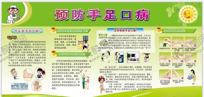 编号：51514209120222489867【酷图网】源文件下载-预防手足口病知识