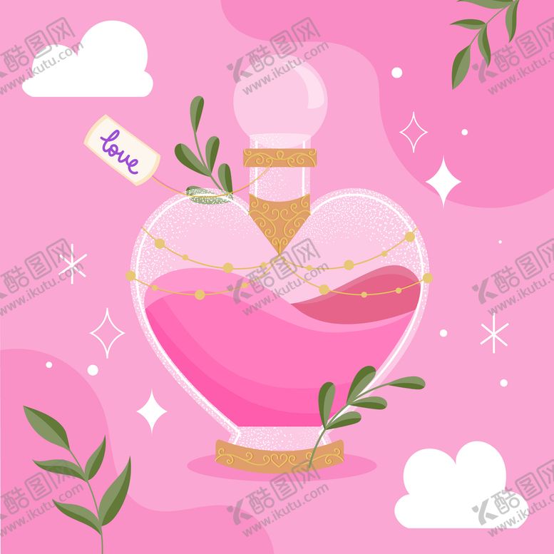 编号：31428410180108437623【酷图网】源文件下载-爱情药水