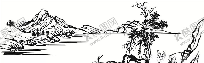 编号：70466410300032254360【酷图网】源文件下载-水墨画