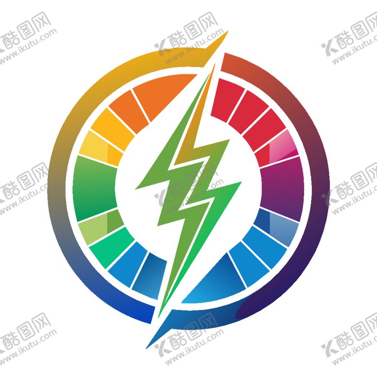 编号：75871802251609025023【酷图网】源文件下载-极简主义风格的闪电Logo