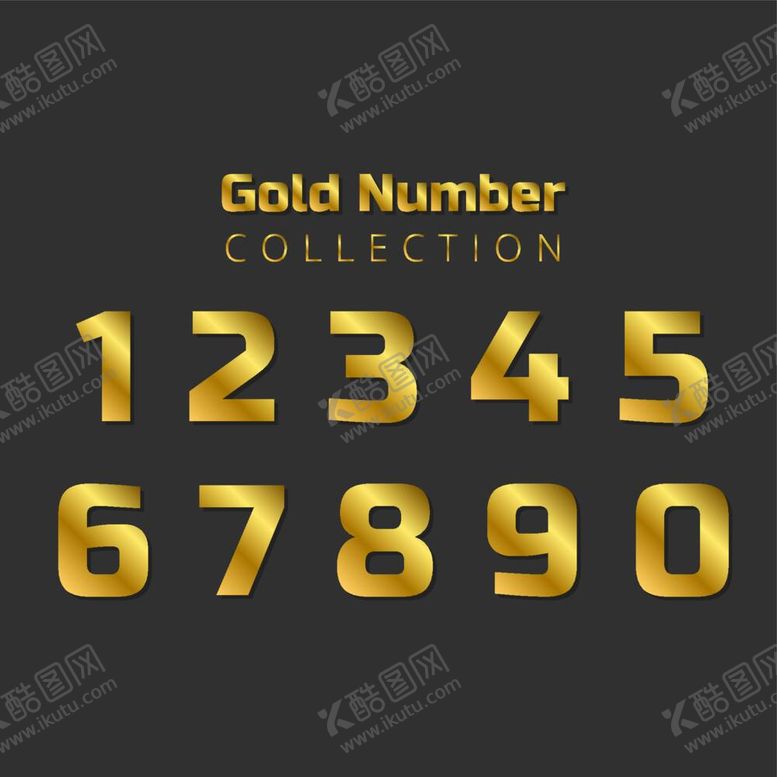 编号：49275210260912277452【酷图网】源文件下载-金色数字