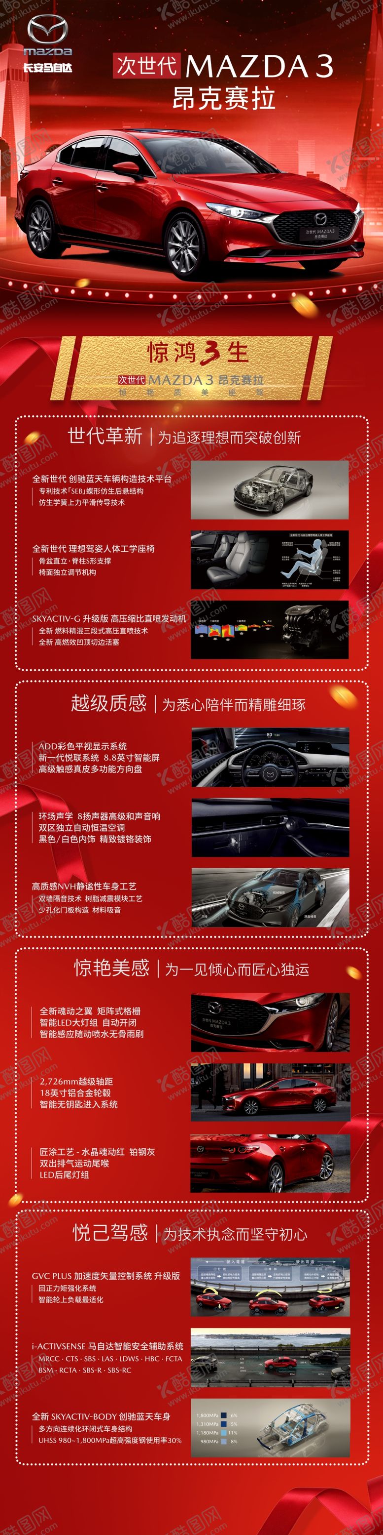 编号：58311707060700141685【酷图网】源文件下载-长安马自达汽车背景海报