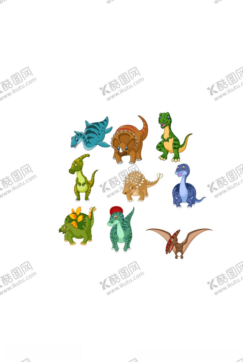编号：37201510041325229720【酷图网】源文件下载-卡通恐龙