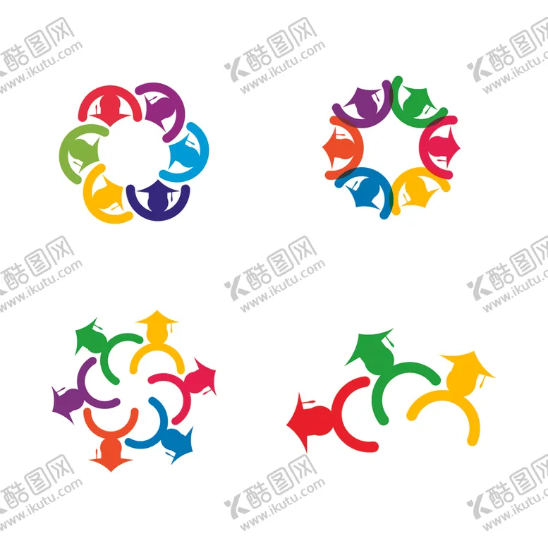 编号：33605104211426166826【酷图网】源文件下载-抽象人物图标