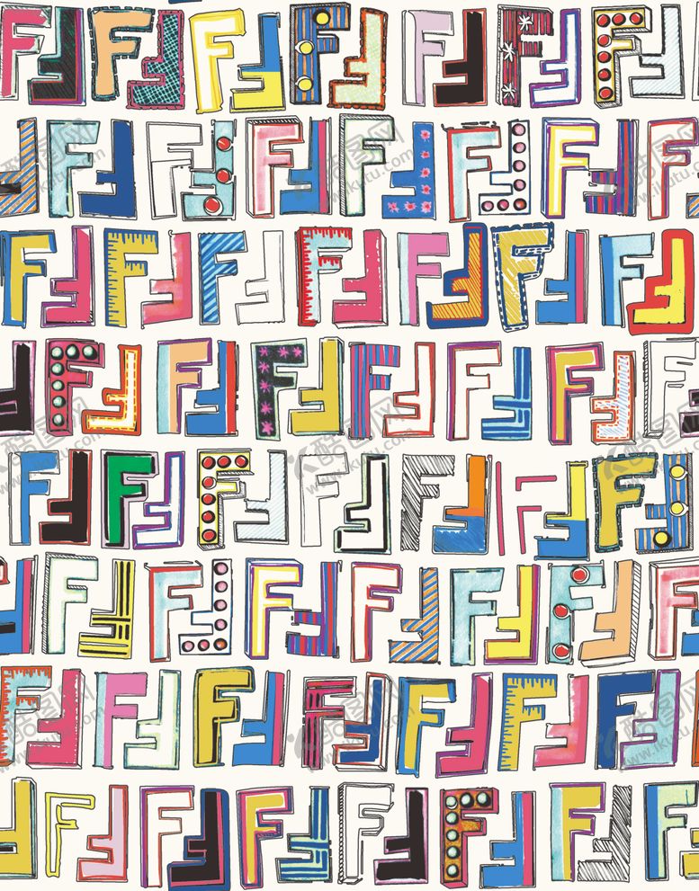 编号：65437409091202534636【酷图网】源文件下载-芬迪FENDIFF字母