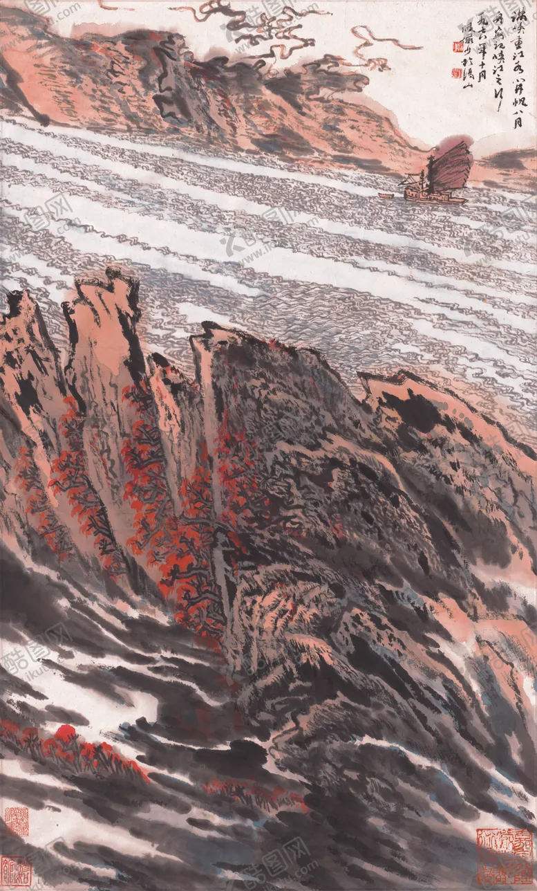 编号：60562906280940386718【酷图网】源文件下载-水墨山水国画风景