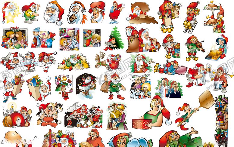 编号：59802009141632335154【酷图网】源文件下载-圣诞老人元素