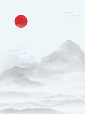 水墨画图片山水风景中国风
