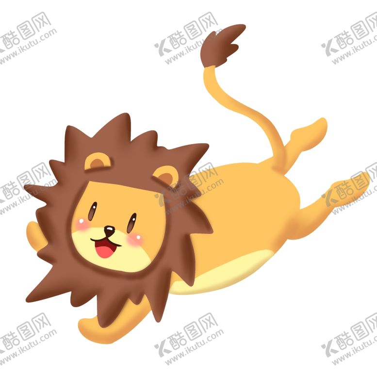 编号：93628506171931475058【酷图网】源文件下载-卡通狮子