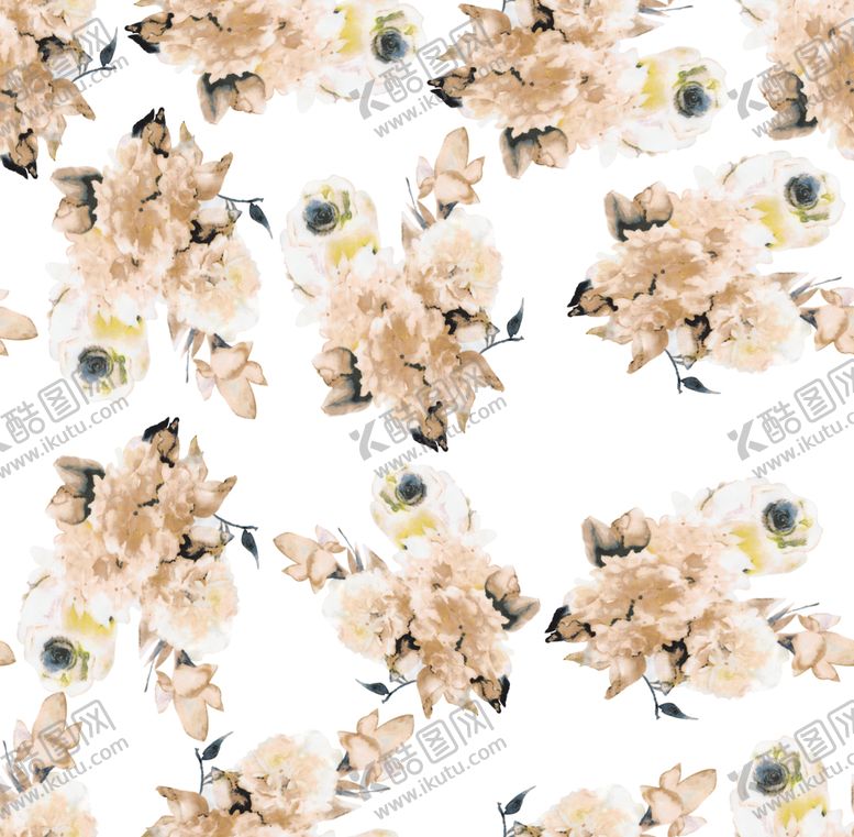编号：64139109202005329620【酷图网】源文件下载-水彩大花
