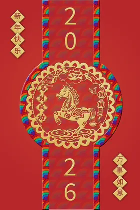 2026年牡丹主题喜庆图