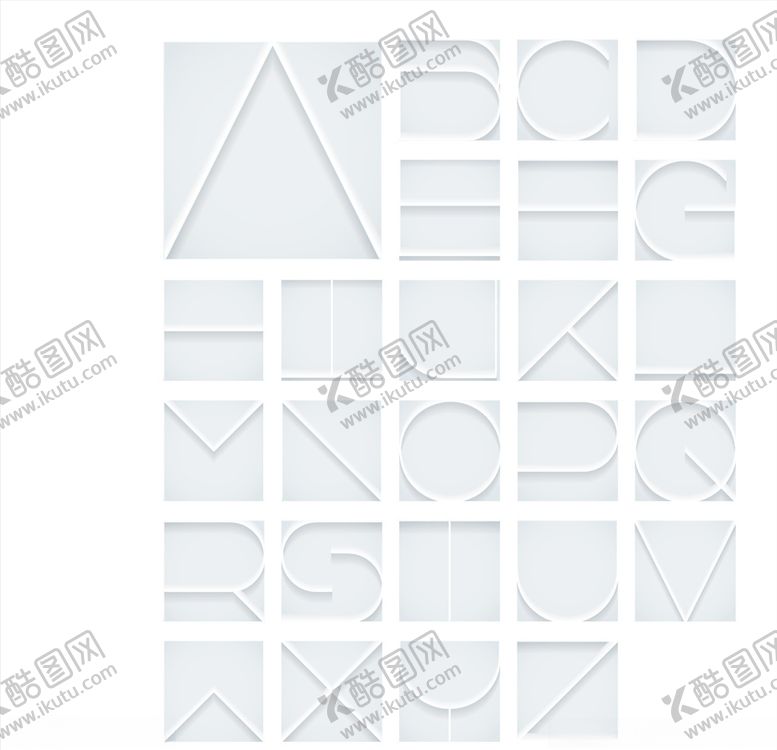 编号：68469910102220122169【酷图网】源文件下载-卡通字母