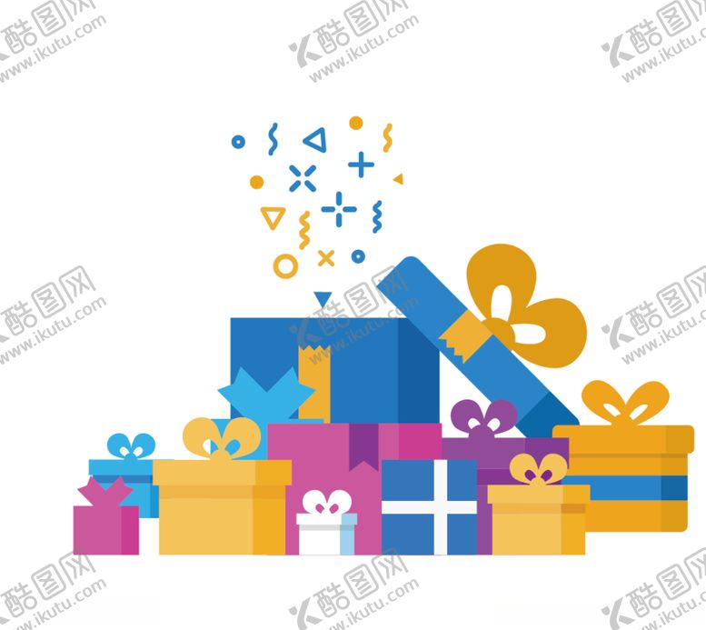 编号：17517909291717544526【酷图网】源文件下载-礼物礼盒矢量