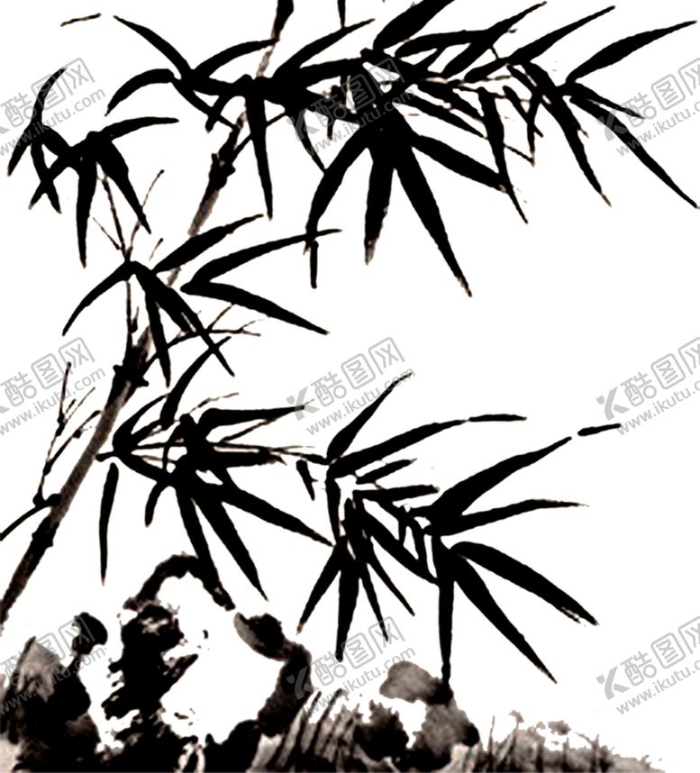 编号：83282107050158211017【酷图网】源文件下载-水墨竹子