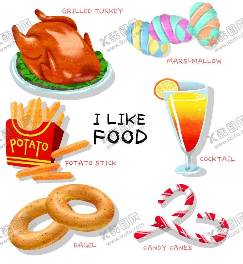 编号：50883710292248111935【酷图网】源文件下载-手绘餐饮美食