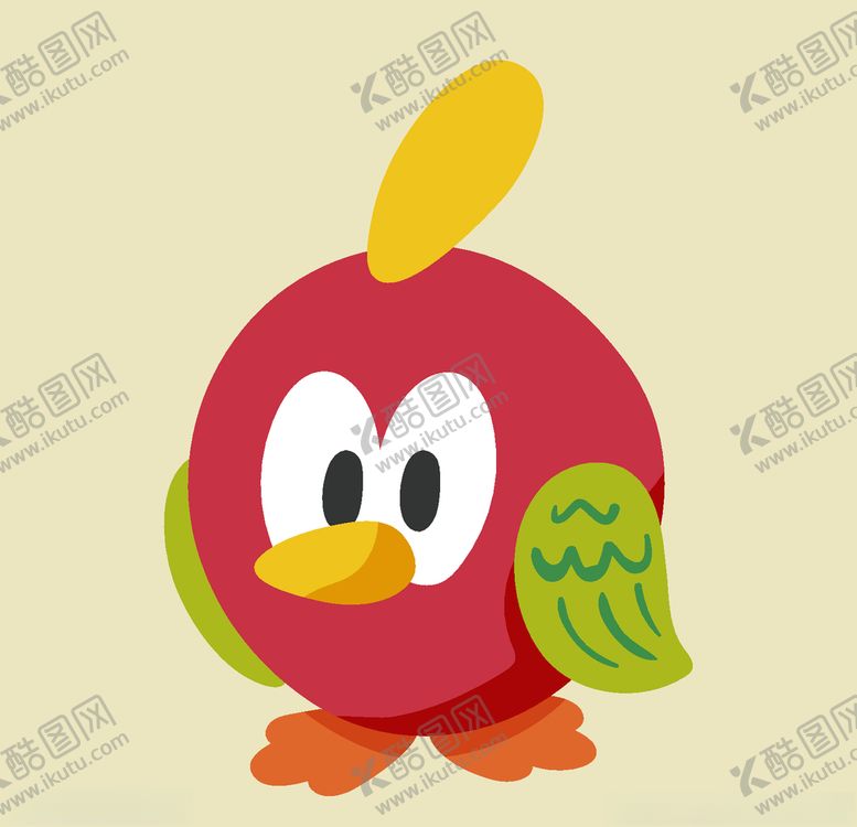 编号：10263109241842521842【酷图网】源文件下载-可爱卡通鸟儿