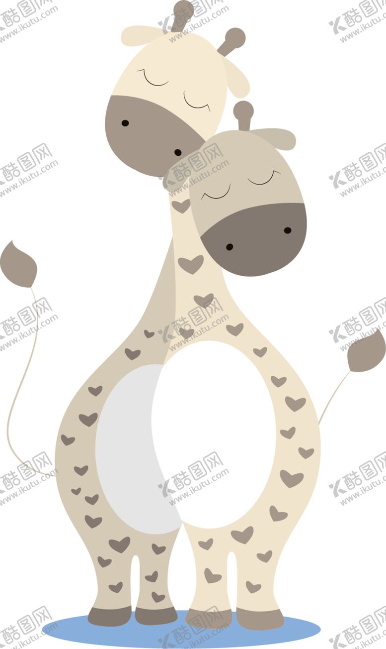 编号：59055505021258177836【酷图网】源文件下载-卡通长颈鹿