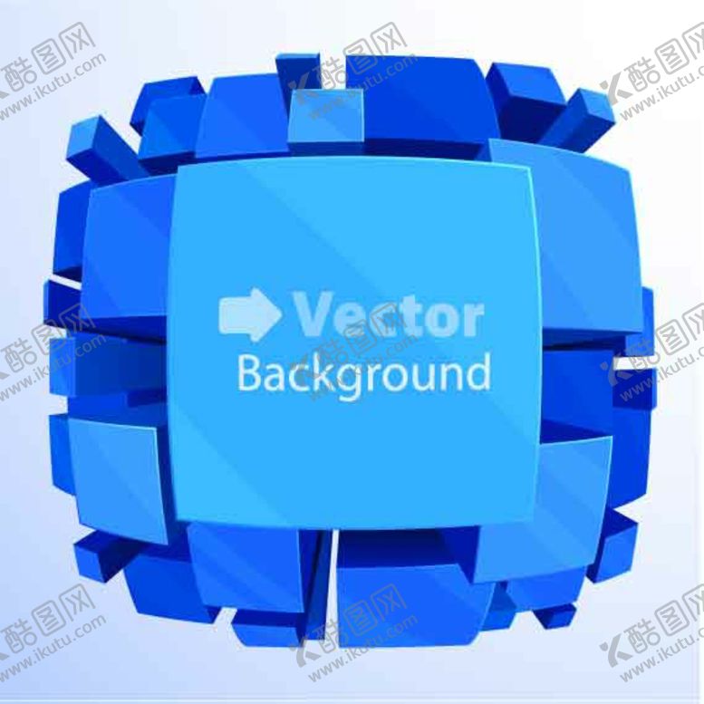 编号：44022609090756253816【酷图网】源文件下载-蓝色色块凸起3D素材背景