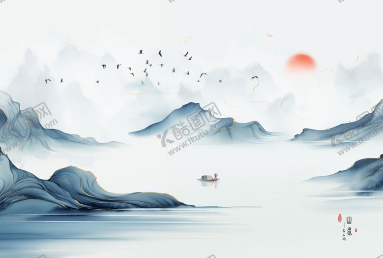 编号：61547502260054389126【酷图网】源文件下载-山水背景素材