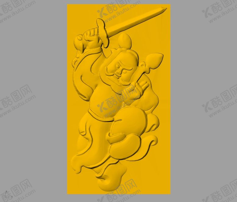 编号：29827701131548091070【酷图网】源文件下载-CAD浮雕装饰画立体模型