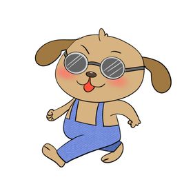 卡通狗