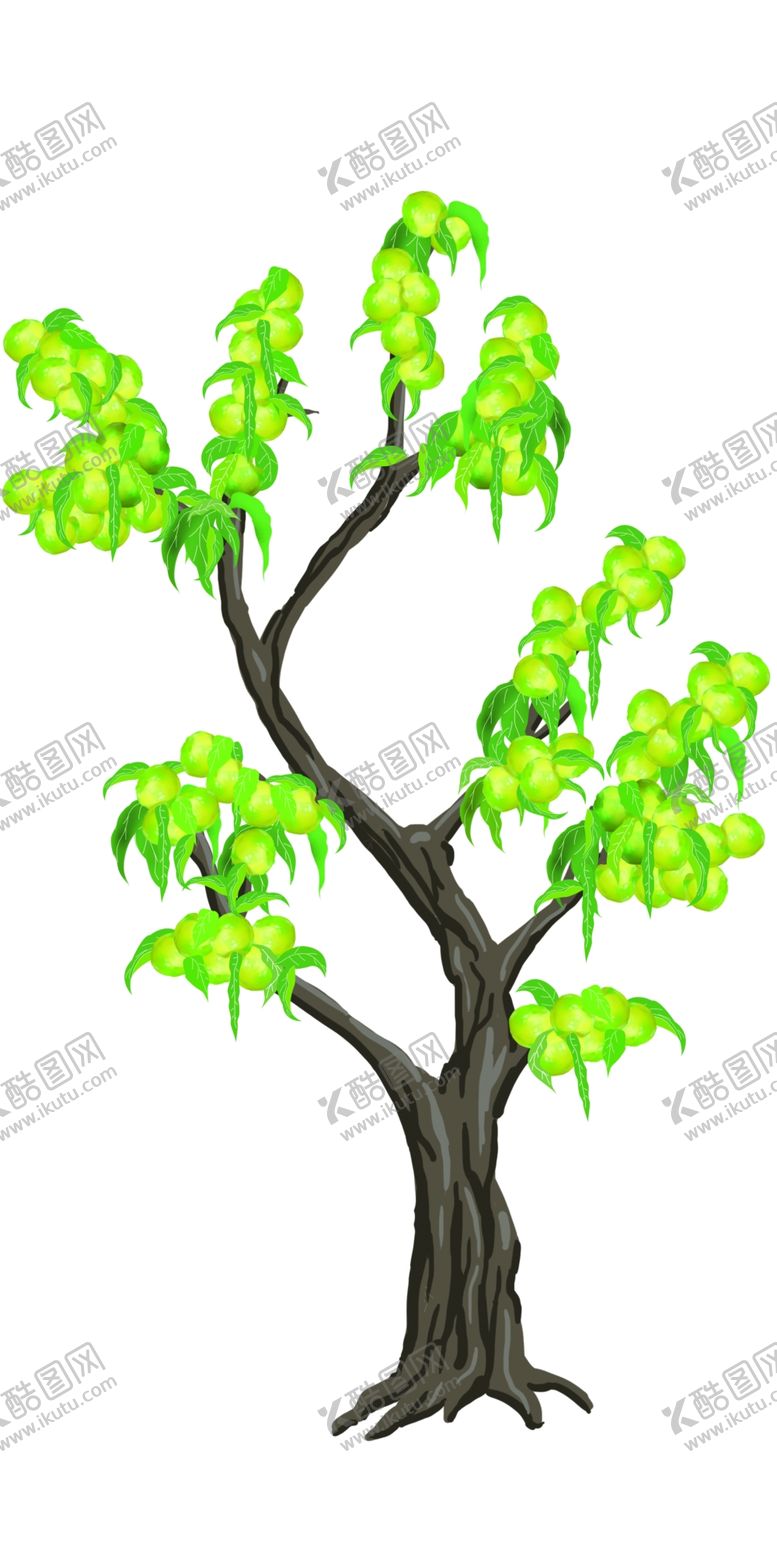 编号：51942206172151156381【酷图网】源文件下载-李子树