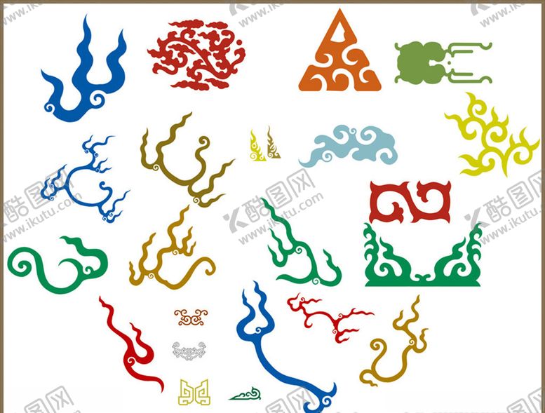 编号：98921909150643058132【酷图网】源文件下载-传统图案古典花纹中国风图案