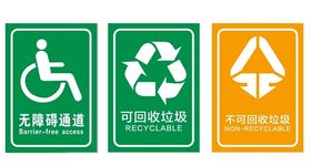 无障碍通道垃圾分类cdr