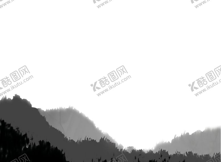 编号：99658405110226434141【酷图网】源文件下载-水墨山水素材