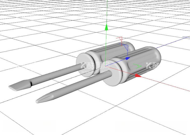 编号：37153611250738556016【酷图网】源文件下载-C4D模型螺丝刀