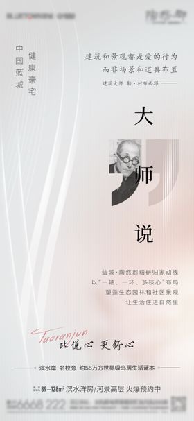 地产大师说文艺海报