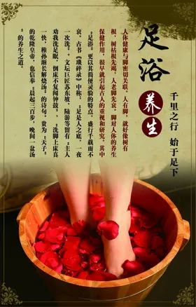 足浴海报