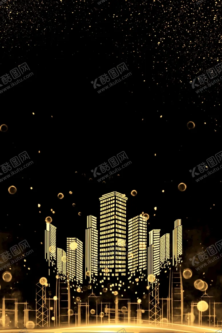 编号：13659010020118259465【酷图网】源文件下载-黑金背景