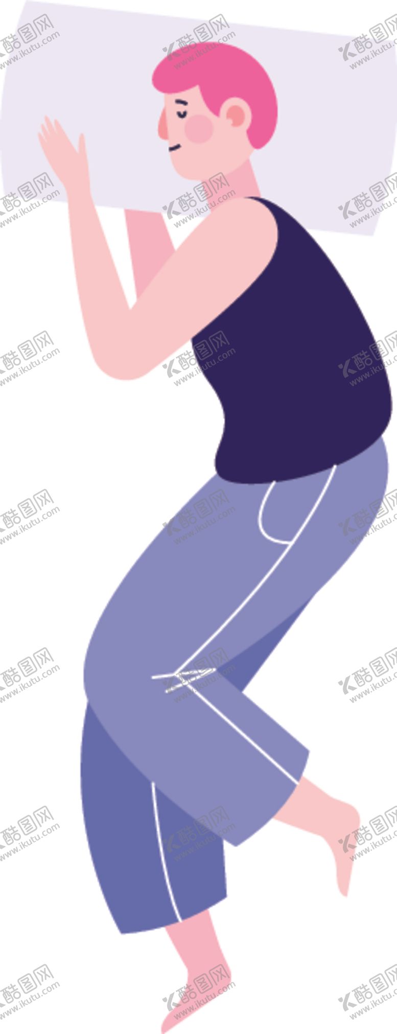 编号：95334405111825177227【酷图网】源文件下载-睡觉姿势