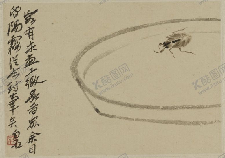 编号：97640309140456522317【酷图网】源文件下载-齐白石国画水墨山水墙画