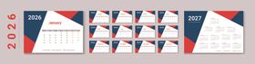 2026年台历模板