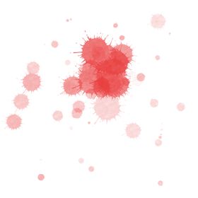 彩色墨迹