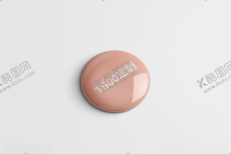 编号：65256810100353567889【酷图网】源文件下载-圆形胸牌样机