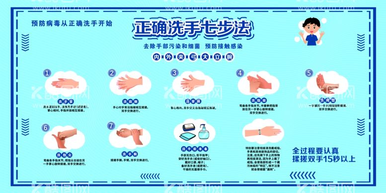 编号：79461611281041513297【酷图网】源文件下载-正确洗手