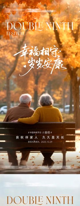 重阳节日节气海报