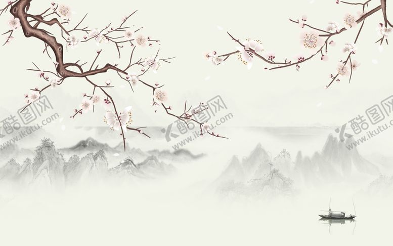 编号：69255305041500438040【酷图网】源文件下载-工笔花鸟背景墙装饰画