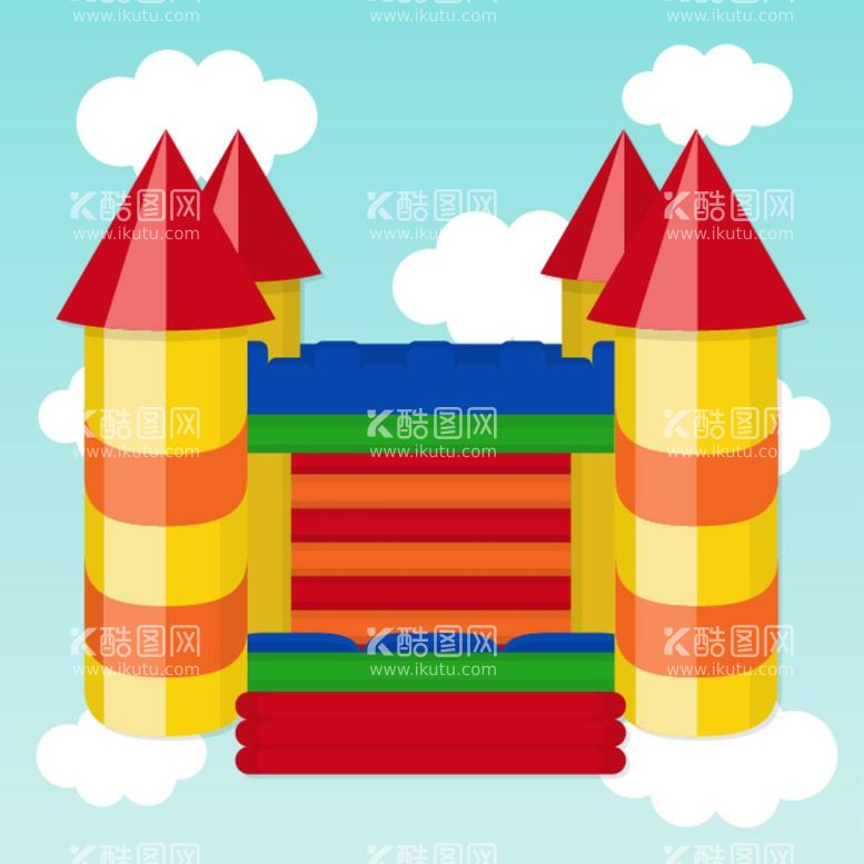 编号：46238112040011503502【酷图网】源文件下载-充气城堡