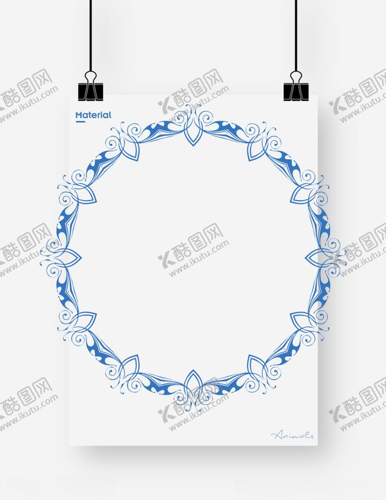 编号：34679104262156168062【酷图网】源文件下载-花纹花环