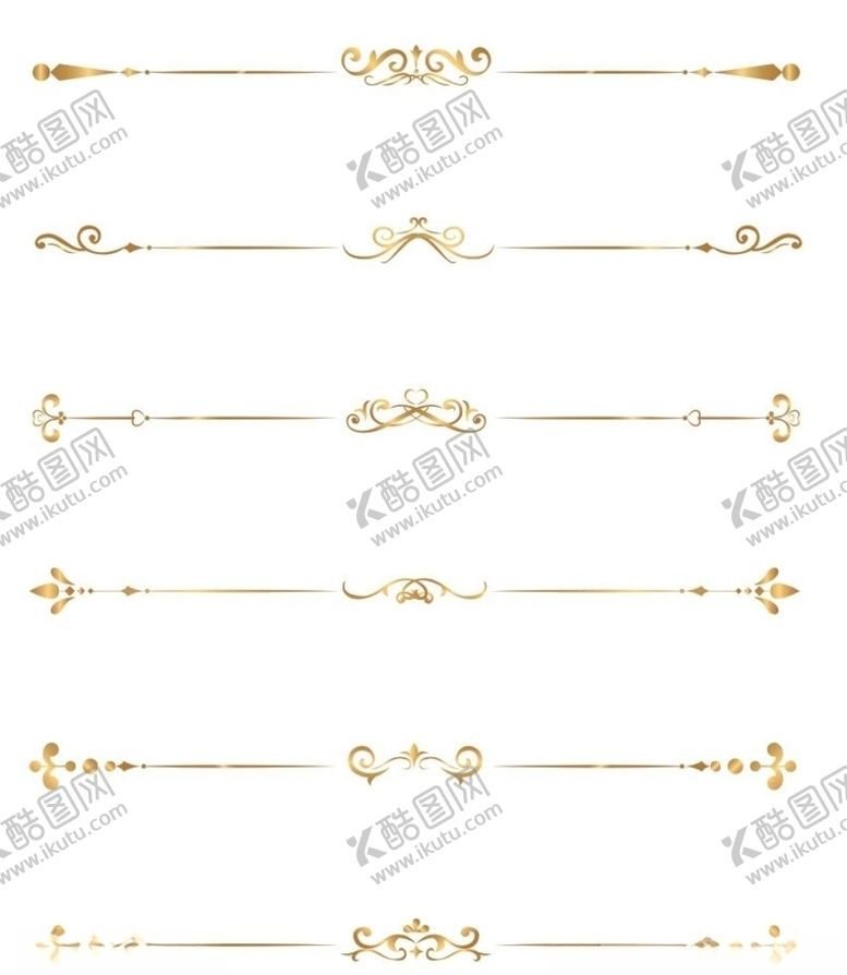 编号：46730709151224058454【酷图网】源文件下载-花纹分割线