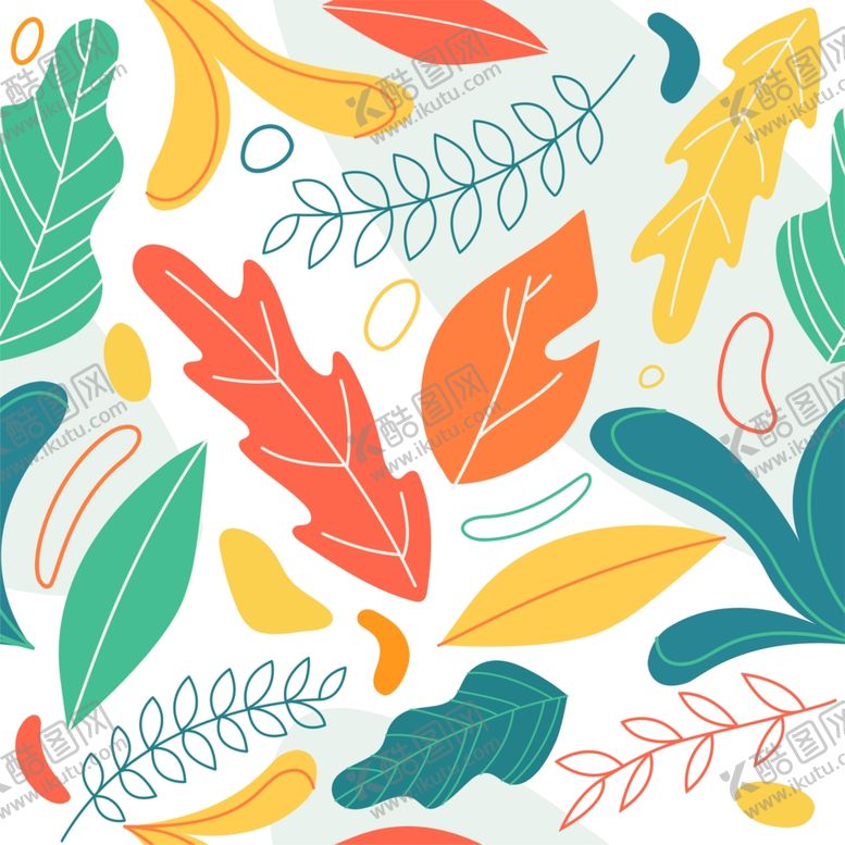 编号：90357809210712003279【酷图网】源文件下载-植物花纹背景