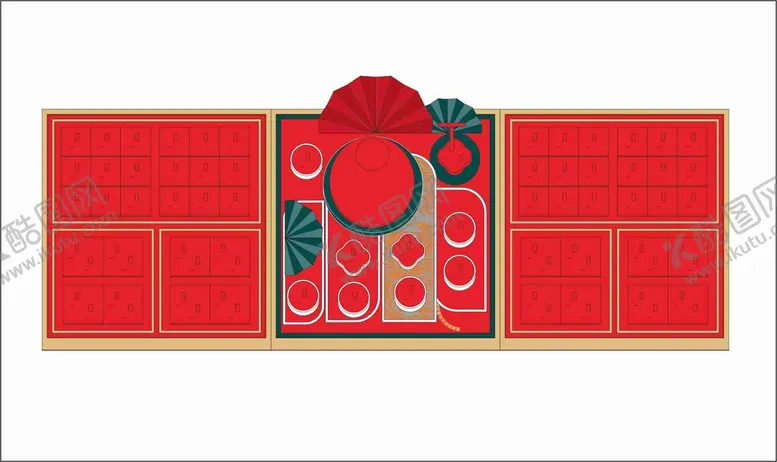 编号：46126012081552321553【酷图网】源文件下载-黄金戒指珠宝道具陈列