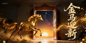 2026元旦跨年马年金马迎新主