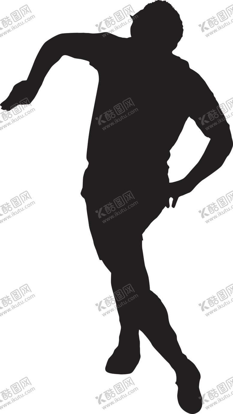 编号：30852705072309104276【酷图网】源文件下载-运动员剪影