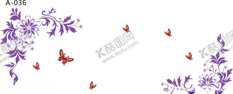 编号：20594510281102301913【酷图网】源文件下载-对角花矢量图片