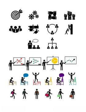 多样人物与图标集合